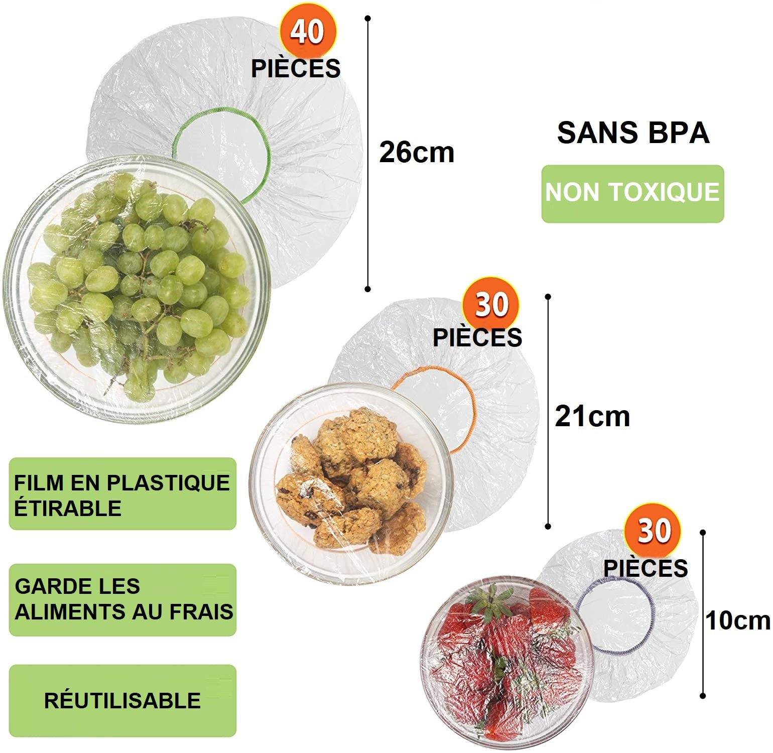 Freshness Food Wrap - 100 Pieces