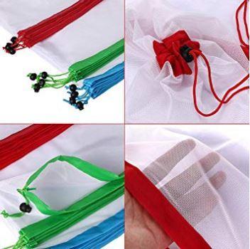 Reusable Bags in 3 Sizes - (Set of 12)