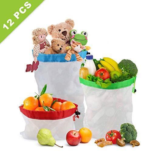 Reusable Bags in 3 Sizes - (Set of 12)