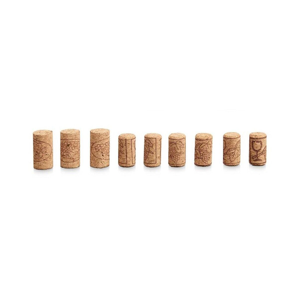 Set of Plugs and Sockets Kinvara Natural Cork 12 x 17 x 2,5 cm (12 Units)