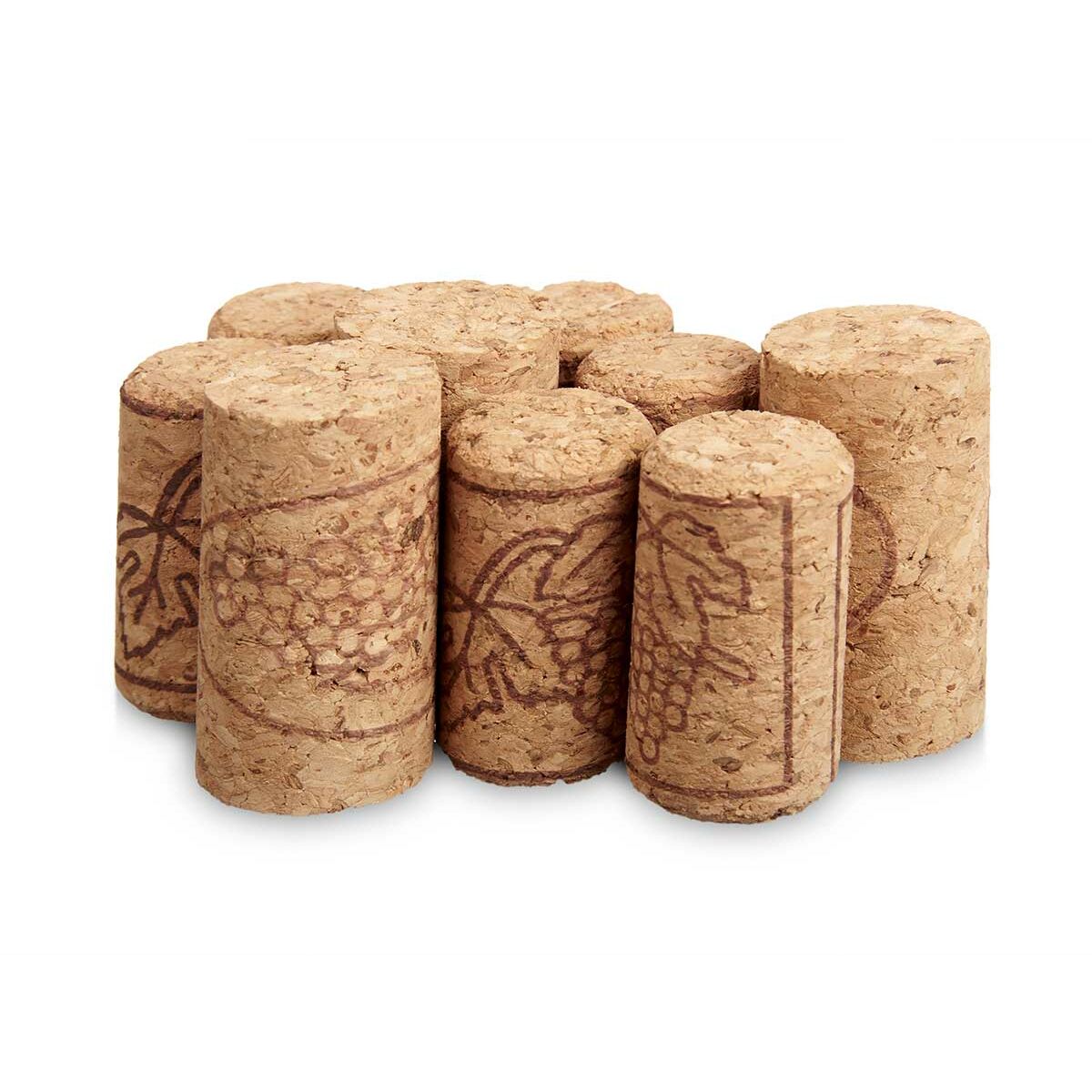 Set of Plugs and Sockets Kinvara Natural Cork 12 x 17 x 2,5 cm (12 Units)