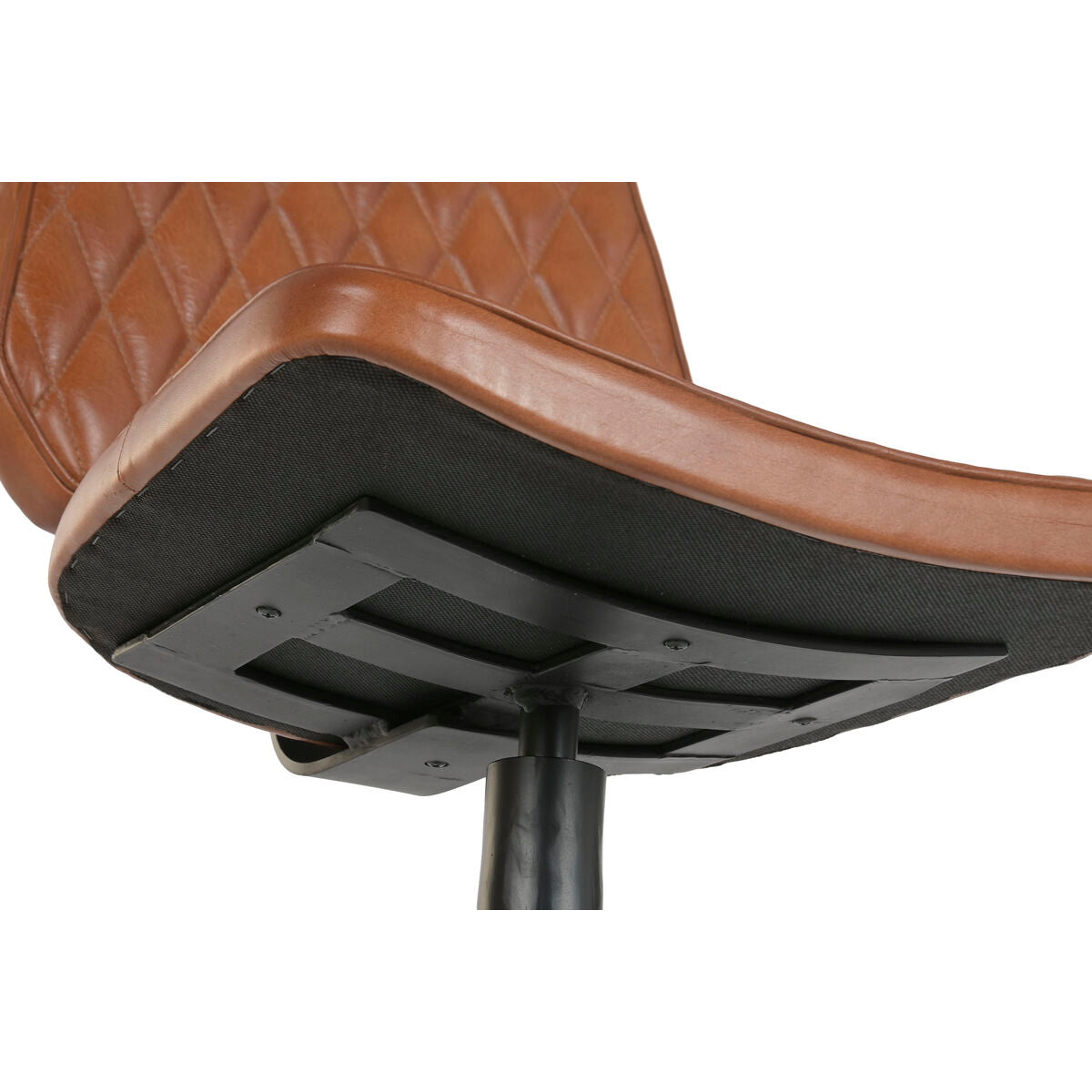 Stool Home ESPRIT Leather Iron