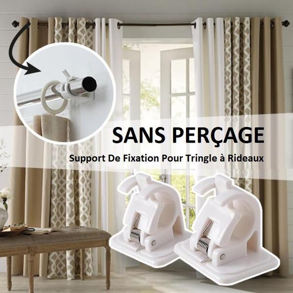 Adjustable Mounting Bracket for Curtain Rod (2 pieces)