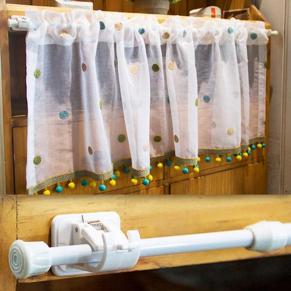 Adjustable Mounting Bracket for Curtain Rod (2 pieces)