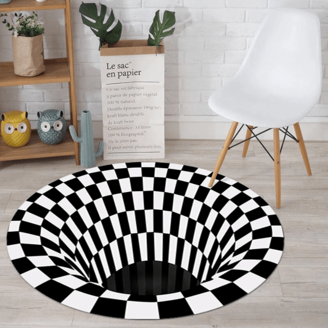 Vortex Illusion 3D Rug