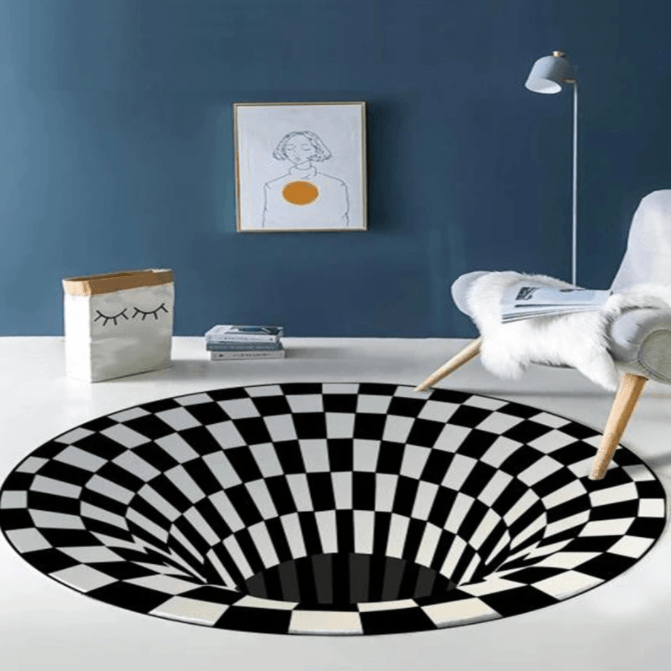 Vortex Illusion 3D Rug