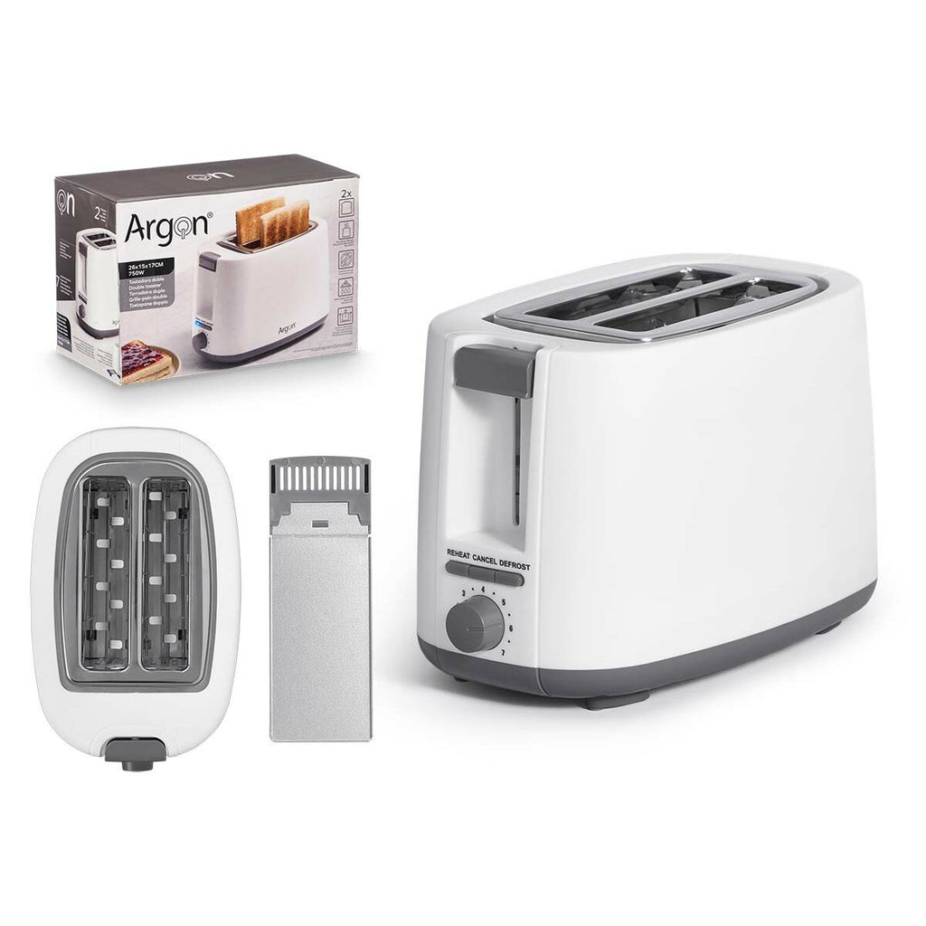 Toaster Argon White 750 W